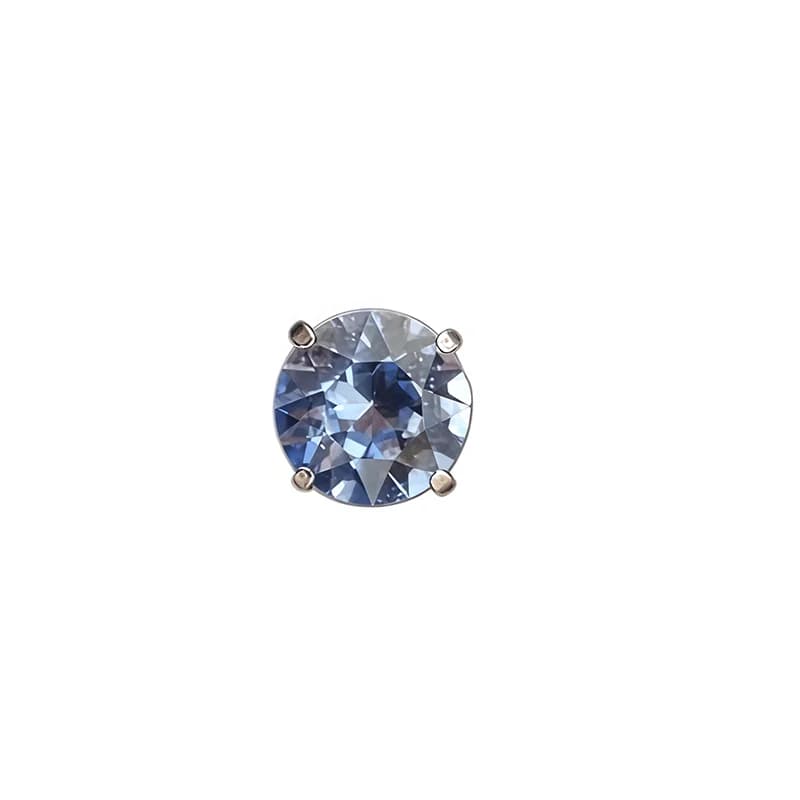 Спирализовано piercing от титан с кубичен цирконий, Helix, 16G